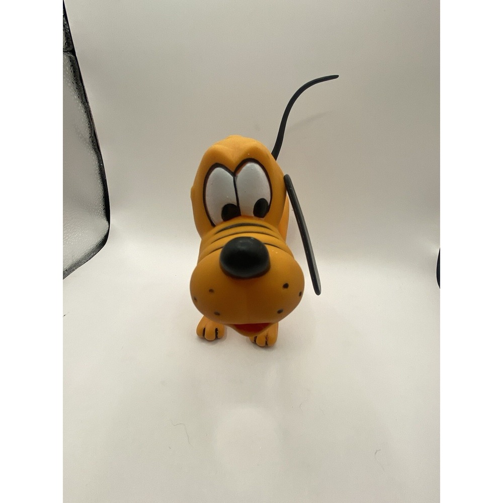 Vintage Disney Pluto Dog Plastic Toy Dakin Hong Kong. Missing Ear - Picture 7 of 11